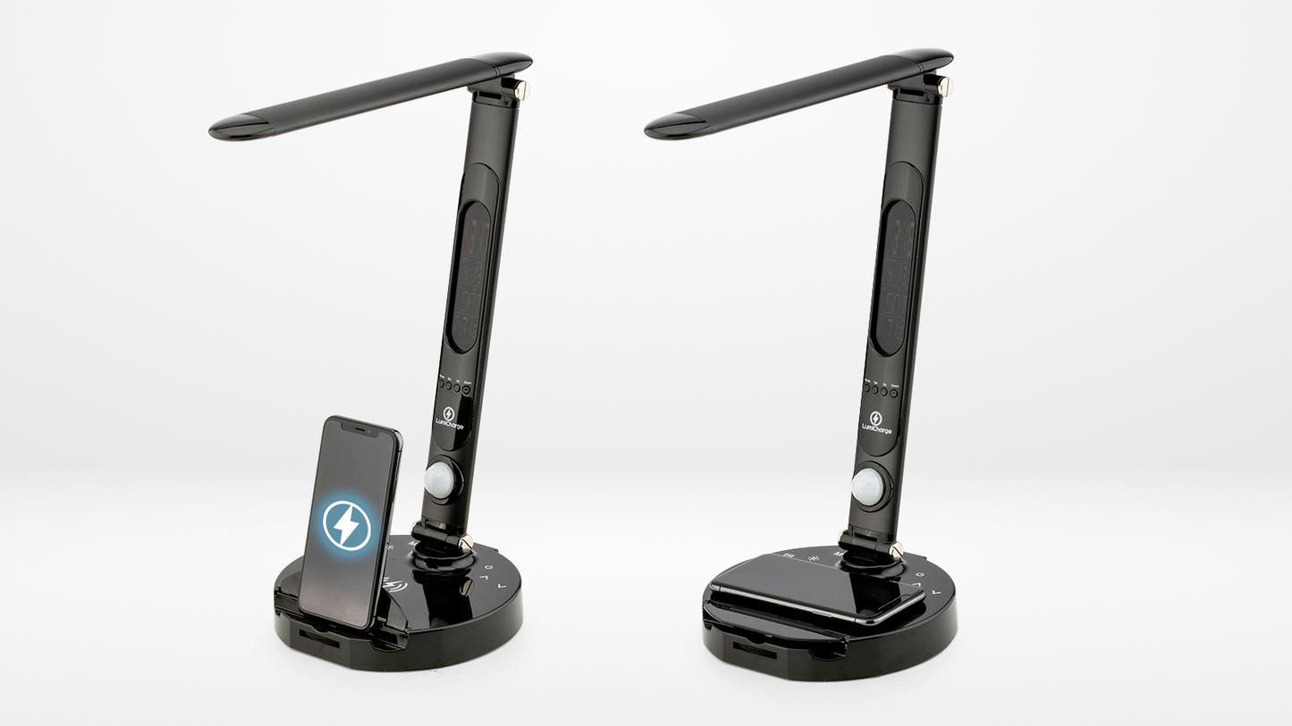 LumiCharge II | Premium Desk Lamp with Universal Phone Charger by Lumicharge