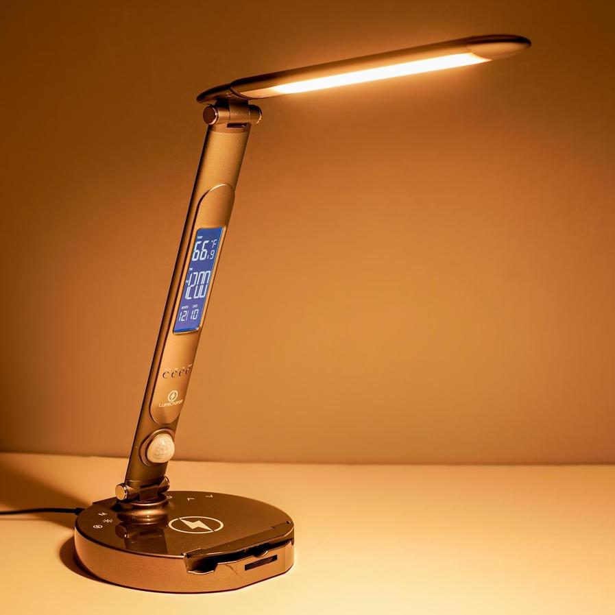 LumiCharge II | Premium Desk Lamp with Universal Phone Charger by Lumicharge